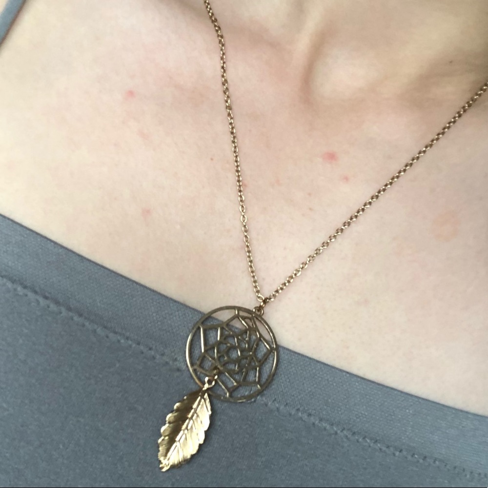 FREE with any purchase!! Dream catcher necklace